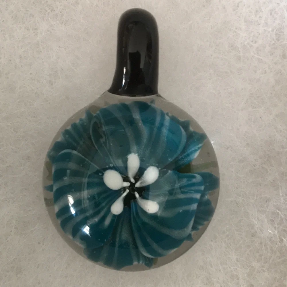 Hand-blown Glass Pendant